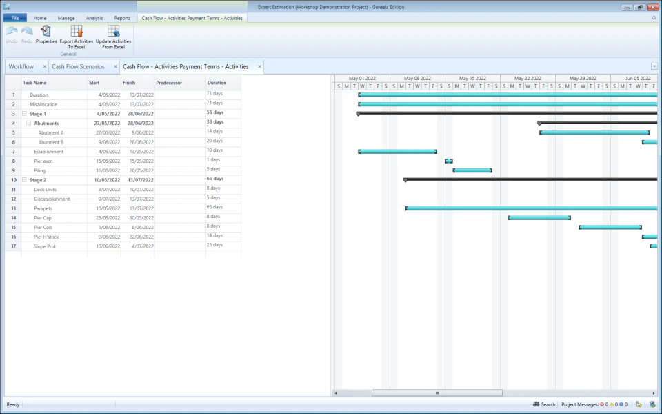 screenshot of Expert Estimation